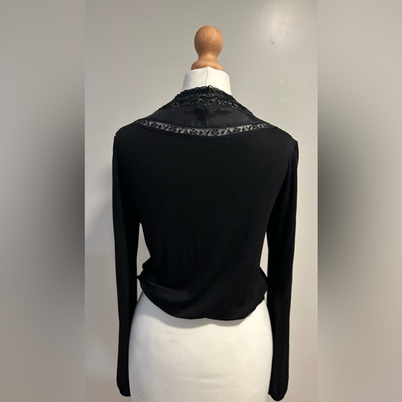 See by Chloe mixed media silk lace cardigan size xs - Picture 8 of 9